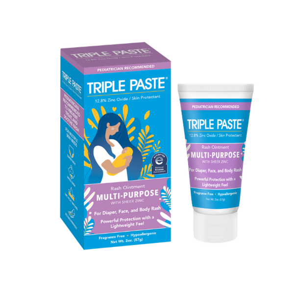 Triple Paste Multipurpose Rash Ointment cream with Sheer Zinc, 2 oz tube