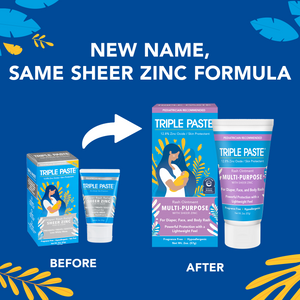 Multi-Purpose Rash Cream with Sheer Zinc by Triple Paste®